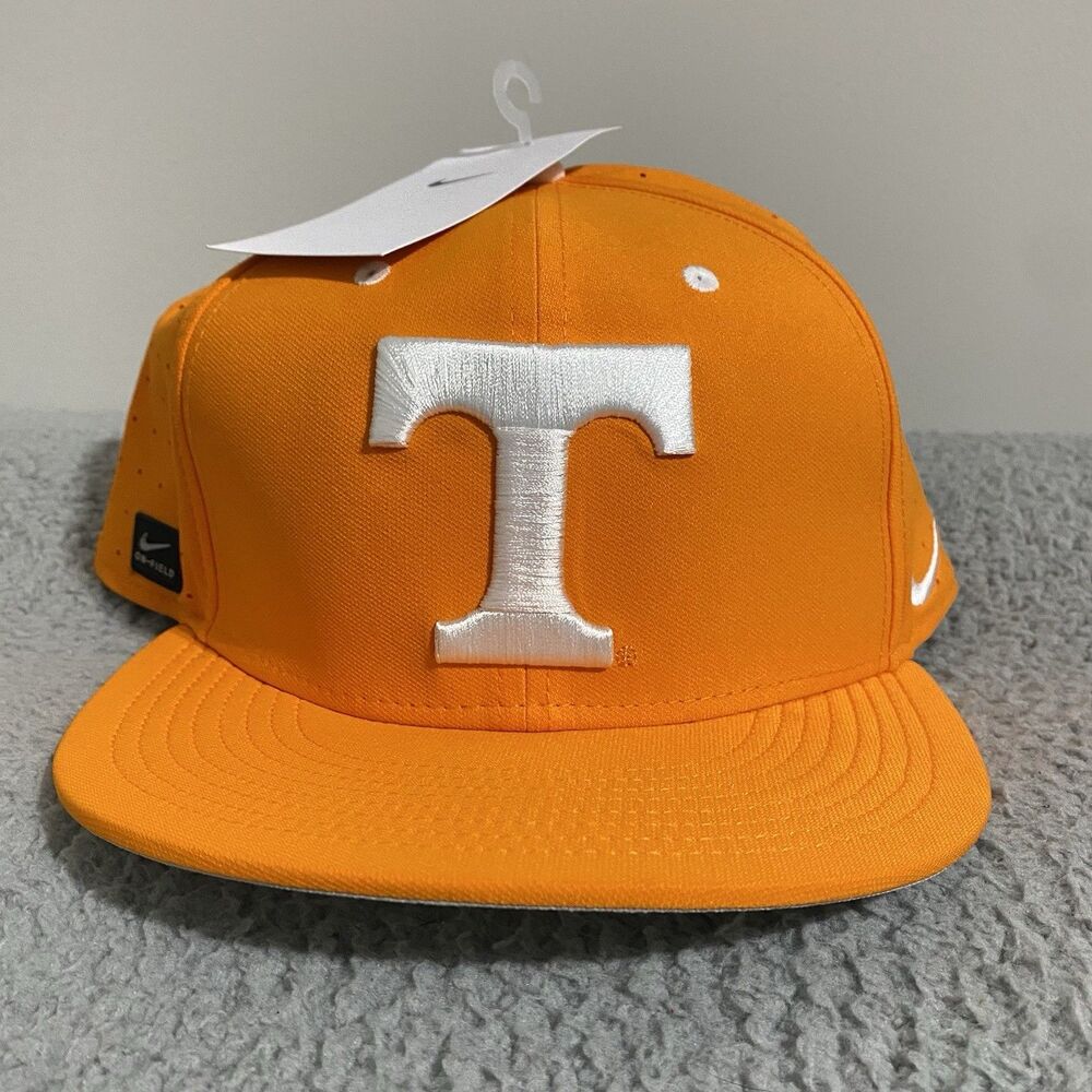Tennessee Volunteers Hat Nike Mens 7 7/8 Orange Player Team Issue Dri Fit NEW